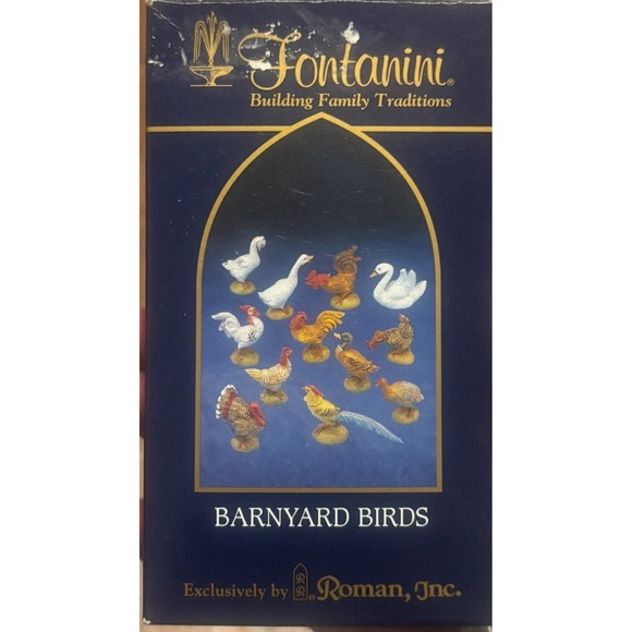 Fontanini Roman Barnyard Birds 5" Collection 5 inch Nativity New 51517 - Picture 2 of 3